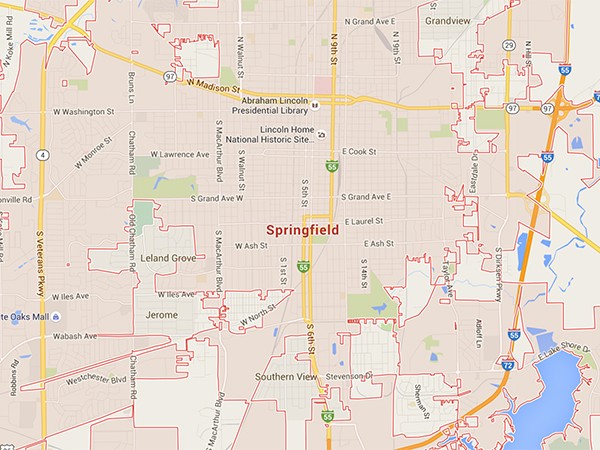 Springfield Illinois Location On Map Clinton Illinois Location On Map ~ Elsavadorla