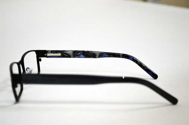 Black framed nico bellini brand glasses
