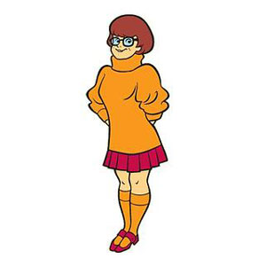 Velma wearing glasses