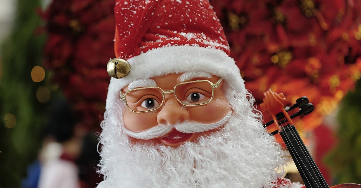 Santa Claus Wearing Prescription Eyeglasses