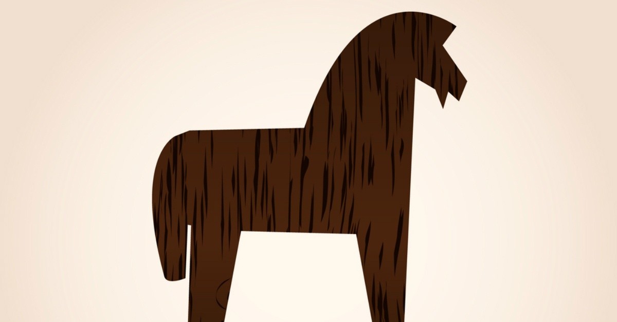 Wood Carve of Trojan Horse