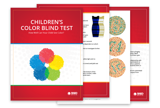 Childrens color blind test