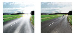 Polarized before and after example