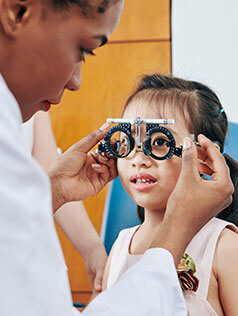 Pediatric Eye Health Exam in Bard Optical Sterling